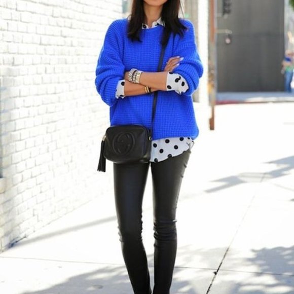 Old Navy Crewneck Sweater Cobalt Blue XS - Picture 6 of 7